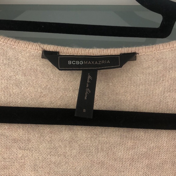 NEW NEVER USED BCBGMAXAZRIA Knit zipper “Genie” dress in light heather creme - Picture 12 of 14